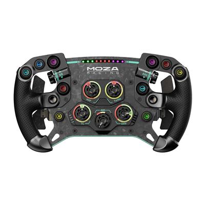 GTR Simulator Simulator Accessories, MOZA GS V2P Formula Wheel, Faux Leather, 3 mm-thick Paddle - RS056