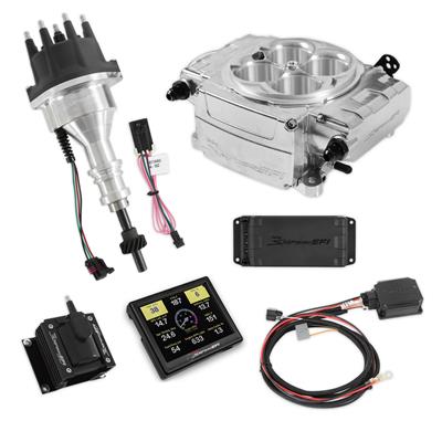 Holley Sniper 2 EFI 650 HP Base Fuel Injection Systems with Power Distribution Module - 5505103PXSBF