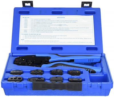 S&G Tool Aid 9-Die Quick-Change Ratcheting Crimping Kits - 18980