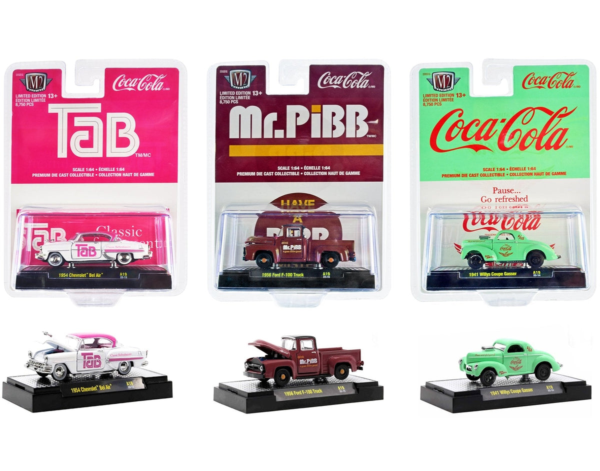 Rapid Vehicles "Sodas" Set of 3 pieces Release 19 Limited Edition to 8750 pieces Worldwide 1/64...