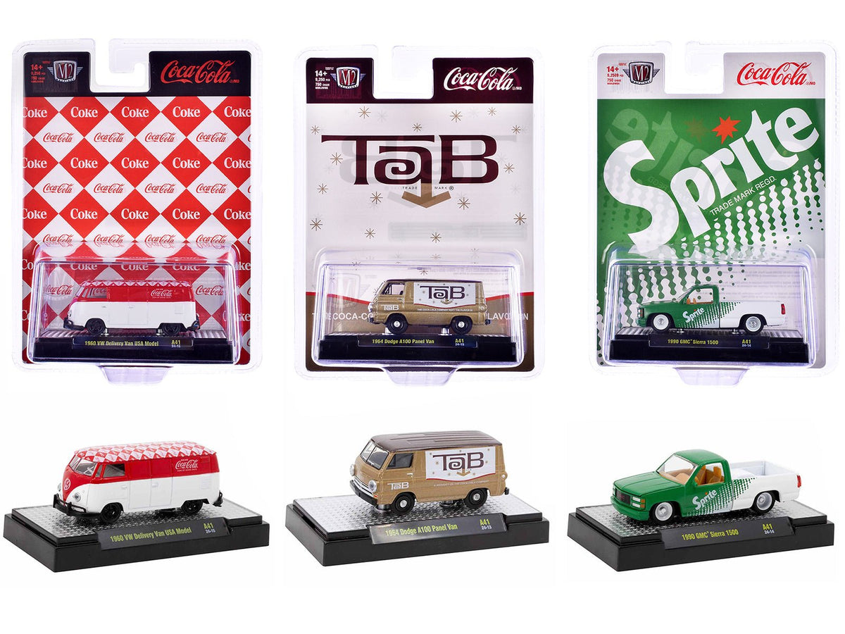 Rapid Vehicles "Sodas" Set of 3 pieces Release 41 Limited Edition to 9250 pieces Worldwide 1/64...
