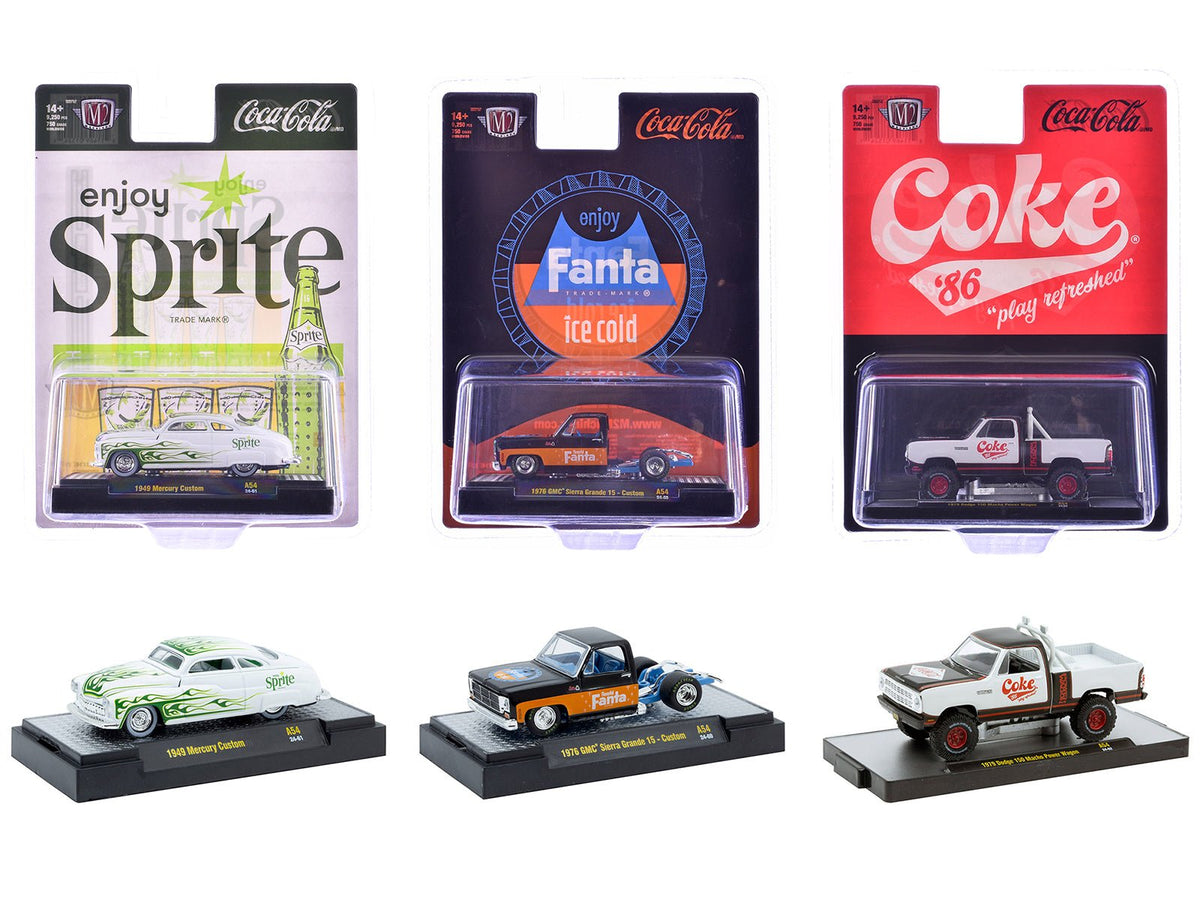 Rapid Vehicles "Sodas" Set of 3 pieces Release 54 Limited Edition to 10000 pieces Worldwide 1/64...