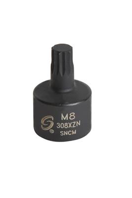 Sunex Tools Stubby Triple Square Bit Impact Sockets - 308XZN