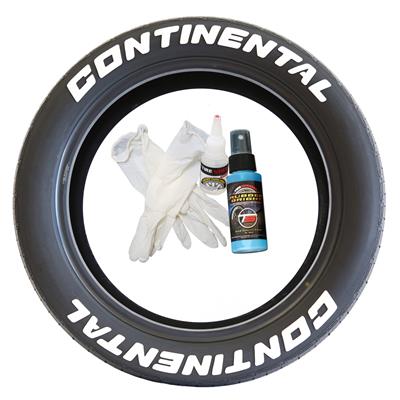 Tire Stickers Pre-Curved Permanent Raised Letter Kits - S00945