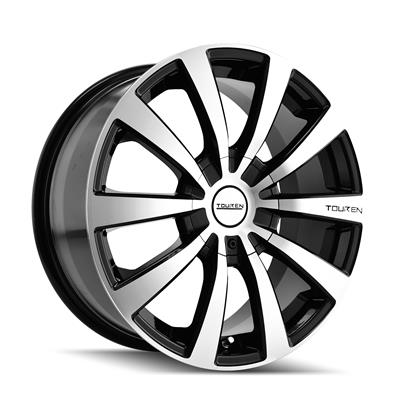 Touren TR3 Series Matte Black Wheels with Machined Face - 31305701M