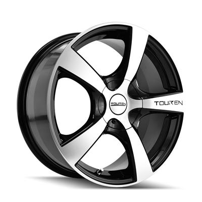 Touren TR9 Series Matte Black Wheels with Machined Face - 31907703M