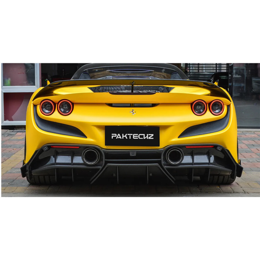 Carbon Fiber Rear Diffuser for Ferrari F8 Tributo Spider