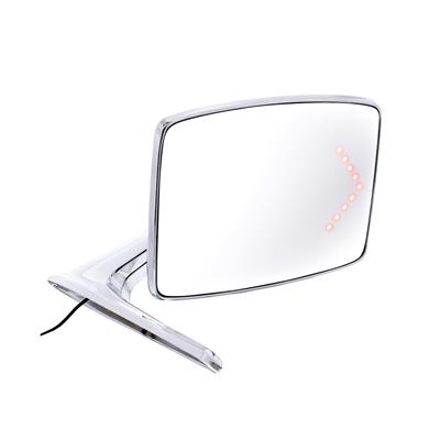 United Pacific Exterior Mirror Assemblies with LED Turn Signals - 110738