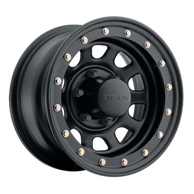 U.S. Wheel 844 Series Stealth Daytona Lockring-Style Black Wheels - 8445755