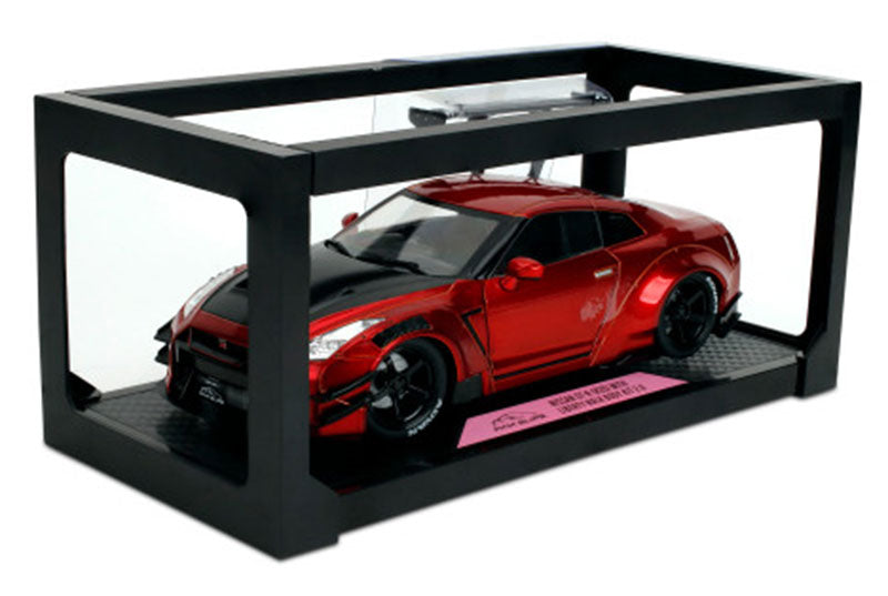 Jada Pink Slips Nissan Skyline GT-R R35 Liberty Walk Red Metallic 1:18