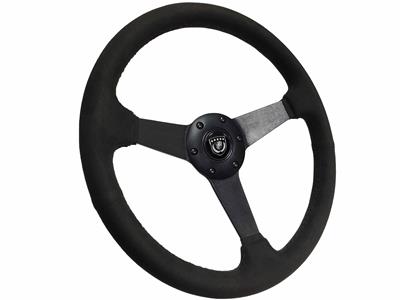 VSW S6 Series Sport Suede Steering Wheels - ST3582BLK