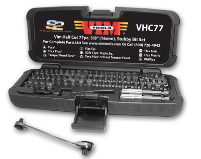 VIM Tools Half Cut Bit Sets - VHC77