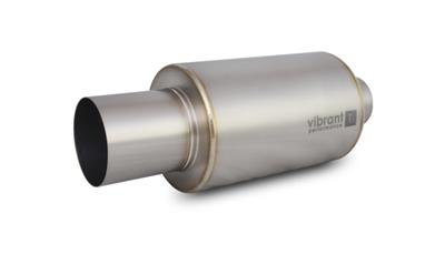 Muffler Titanium Round 3.5-4IN - VIB17565