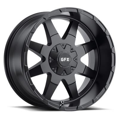 Voxx G-FX TR12 Matte Black Wheels - S446