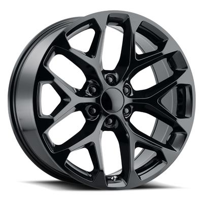 Voxx Replica Snowflake Gloss Black Wheels - S872