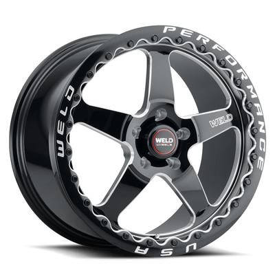 Weld Performance Ventura Beadlock Gloss Black Wheels - S904B0067P25