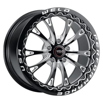 Weld Performance Belmont Beadlock Gloss Black Milled Wheels - S90882022P52