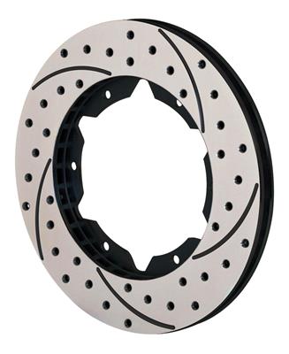Wilwood SRP Drilled Performance Brake Rotors - 1609249BK