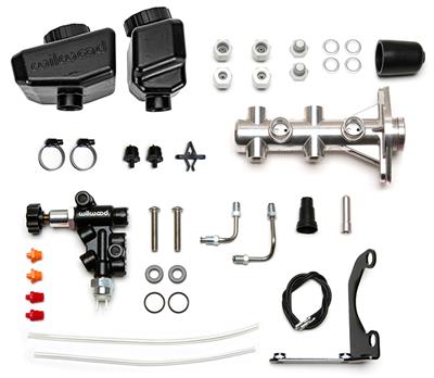 Wilwood Remote Tandem Master Cylinder Kits with GM-Style Angled Reservoirs - 26116962P