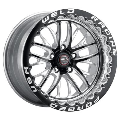 Weld Racing RT-S S82 Forged Aluminum Black Anodized Wheels with Single Beadlock - 82MB7100B83F