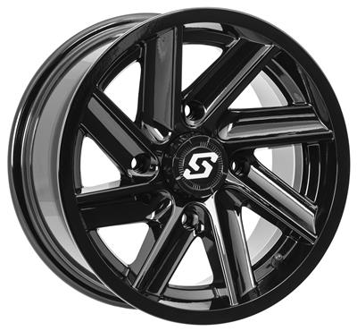 Sedona Tire and Wheel Chopper Gloss Black Wheels - 5701290