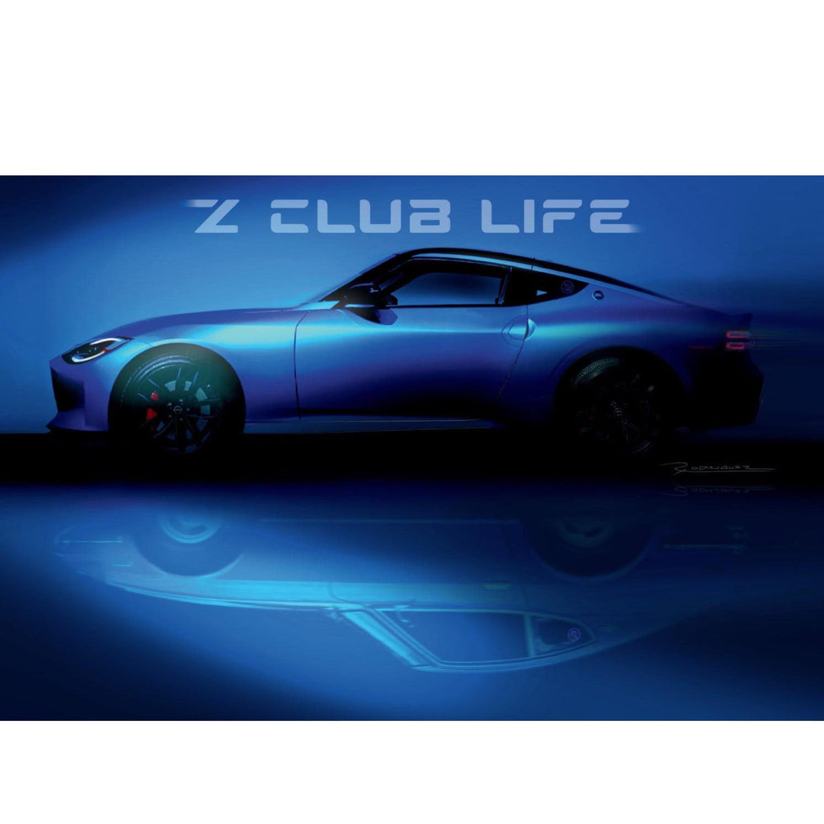 Z Club Life "Reflections" Poster produced for ZCON 2022 Birmingham Event, 24" x 36" Size