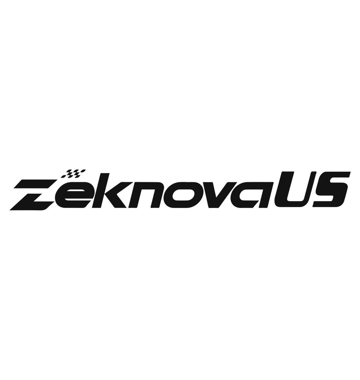 Zeknova Vinyl Sticker – 24" Black, White, or Silver (4-Pack)