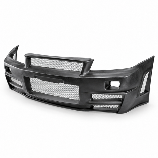 Fiber Glass Z Tune Style Front Bumper for Nissan Skyline R34 GTT GTR