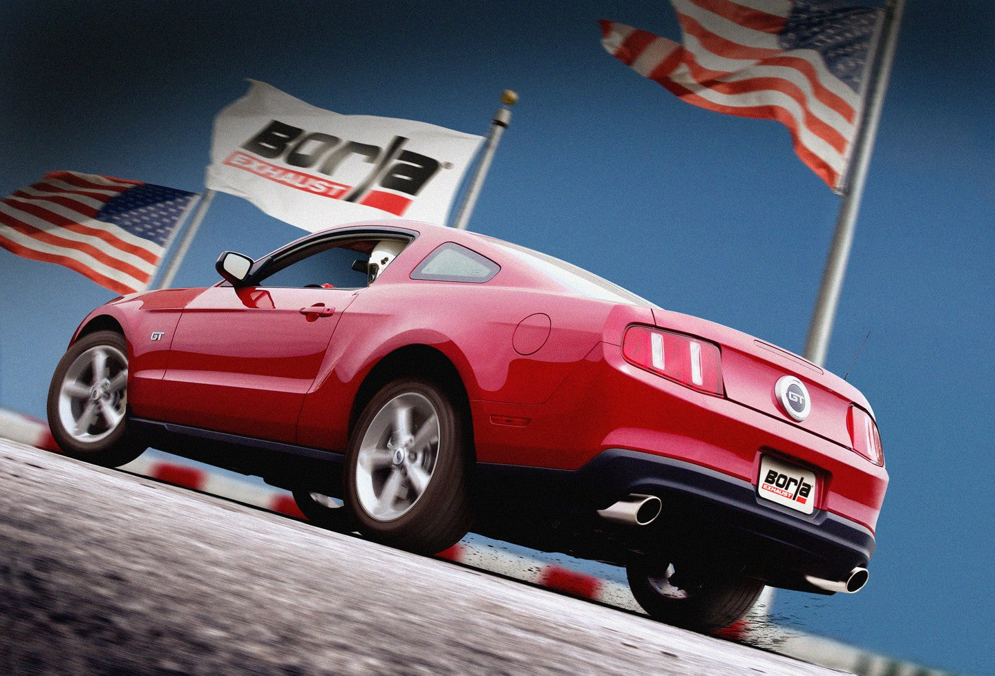 2010 Ford Mustang GT Axle-Back Exhaust System S-Type