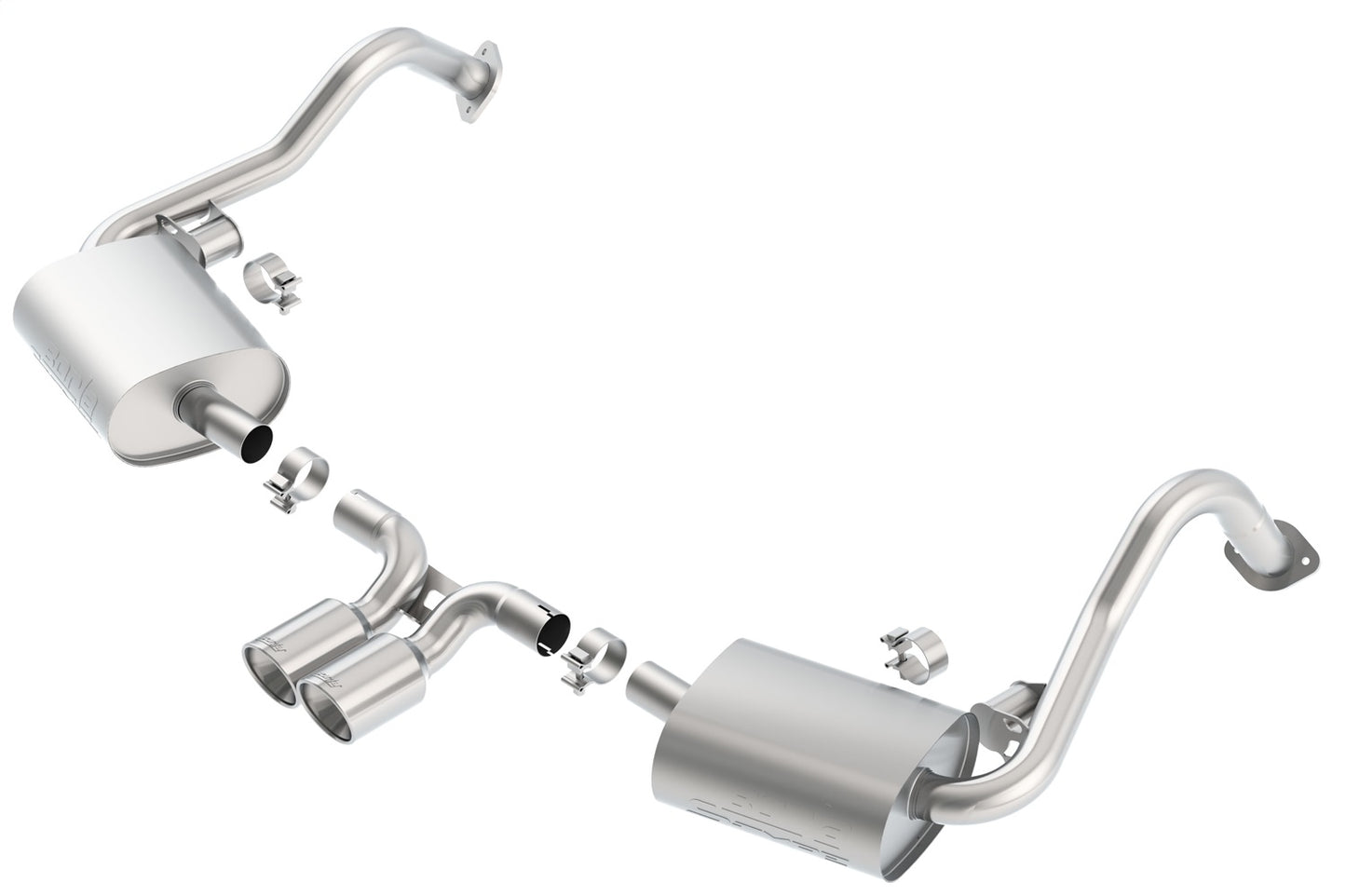 2013-2016 Porsche Cayman/ Cayman S/ Boxster/ Boxster S Cat-Back Exhaust System S-Type