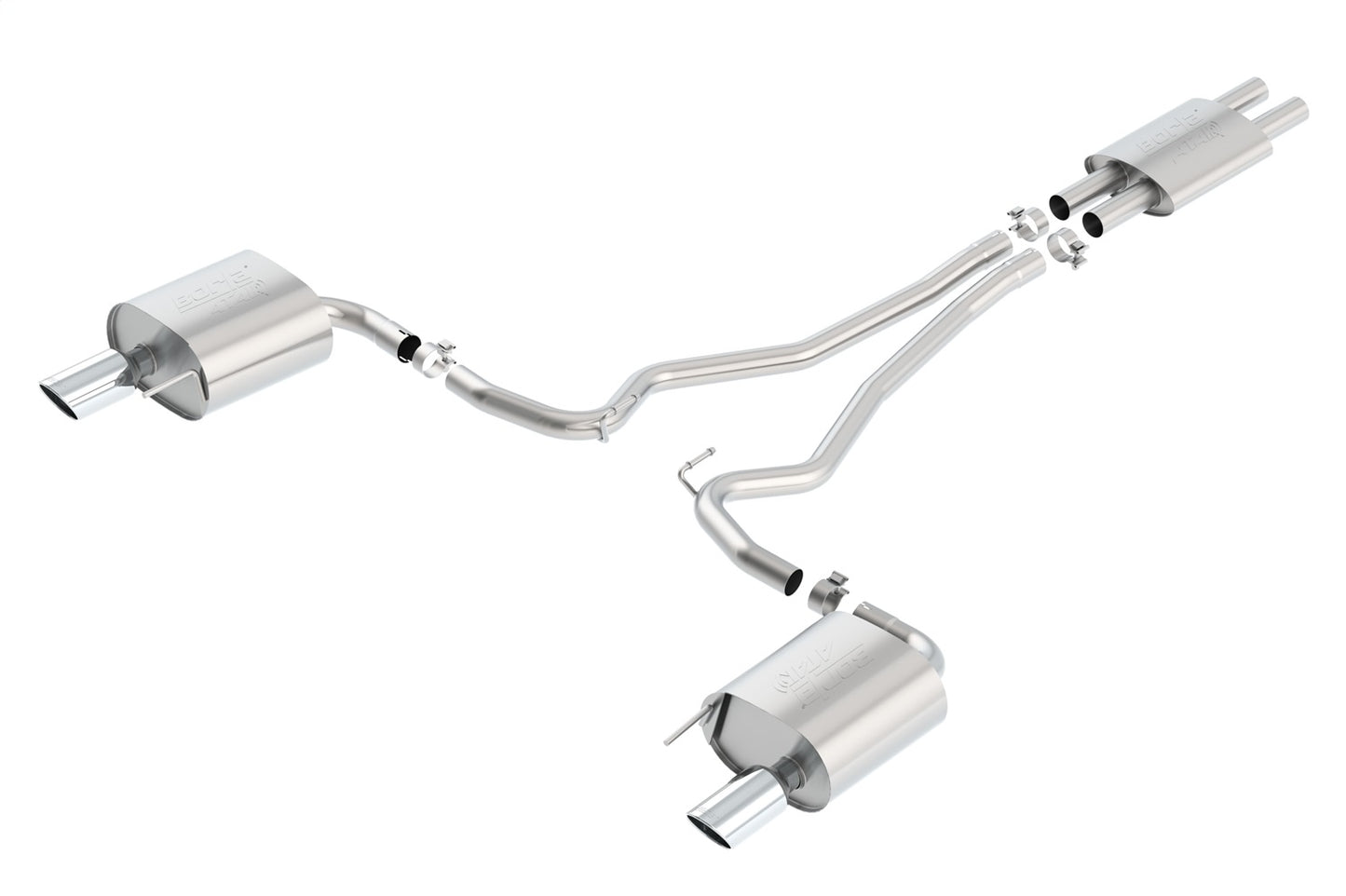 2015-2017 Ford Mustang V6 Cat-Back Exhaust System ATAK