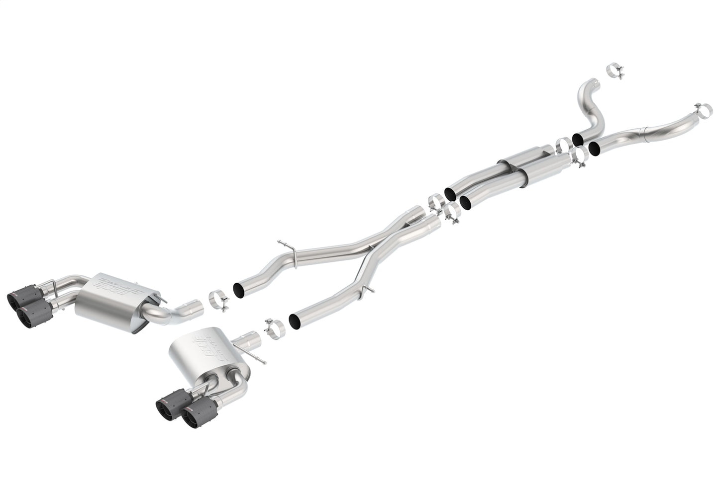 2016-2023 Chevrolet Camaro SS 3" With Dual Tips Cat-Back(tm) Exhaust System S-Type