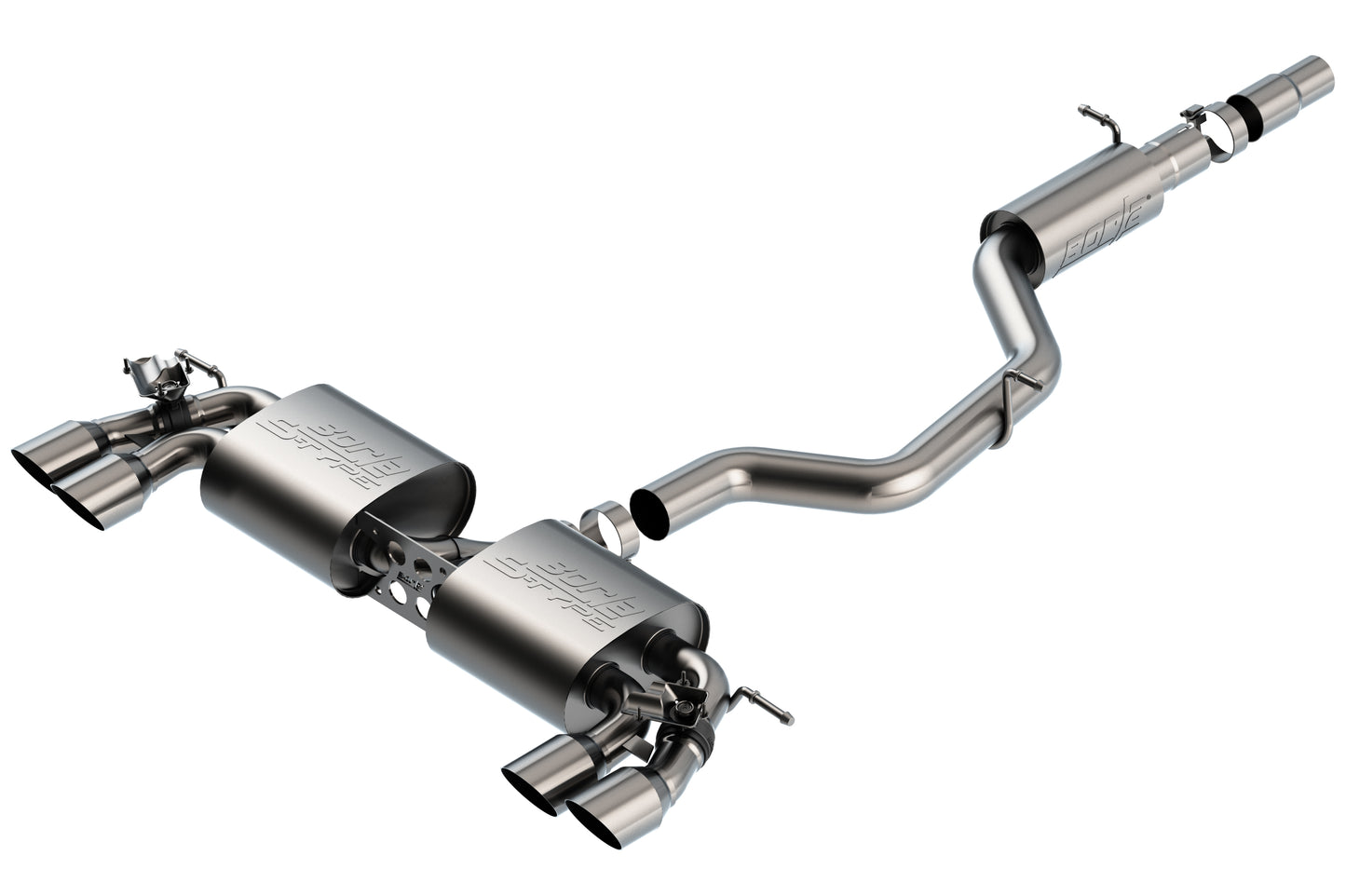 2018-2019 Volkswagen Golf R With Resonator Cat-Back Exhaust System S-Type