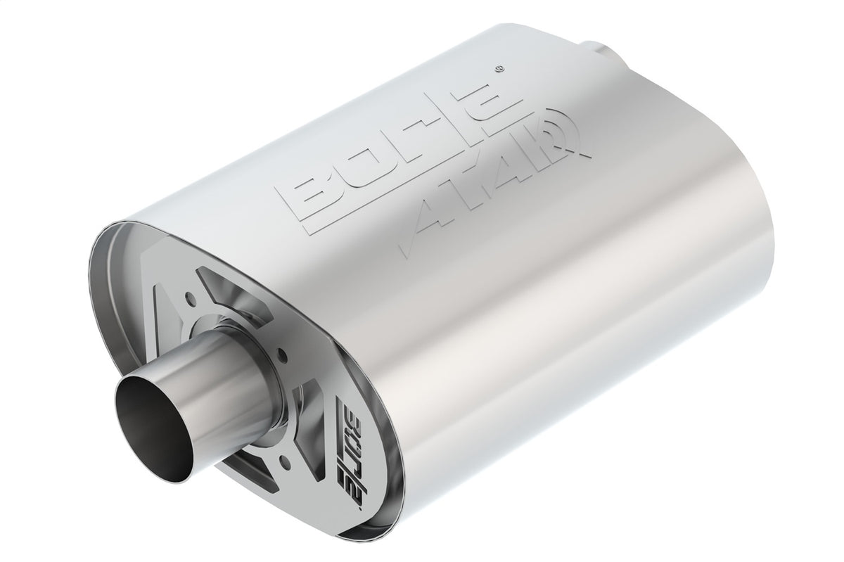 Borla CrateMuffler Muffler Ford Coyote 5.0L V8 Moderate Output 2.5in Offset Inlet/ 2.5in Center...