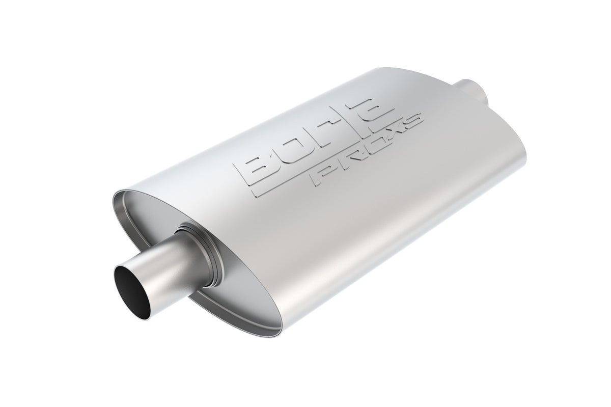 Borla ProXS Muffler(tm) 2.25in Center Inlet/ 2.25in Center Outlet 4in X 9.5in Oval X 14in Long Body