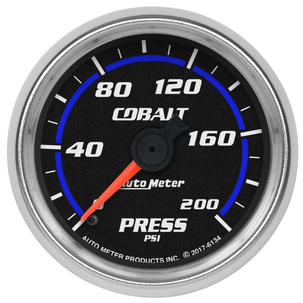 AutoMeter 2-1/16 In. PRESSURE 0-200 PSI COBALT