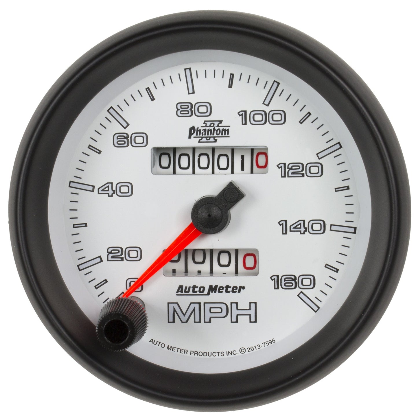 3-3/8 In. SPEEDOMETER 0-160 MPH PHANTOM II