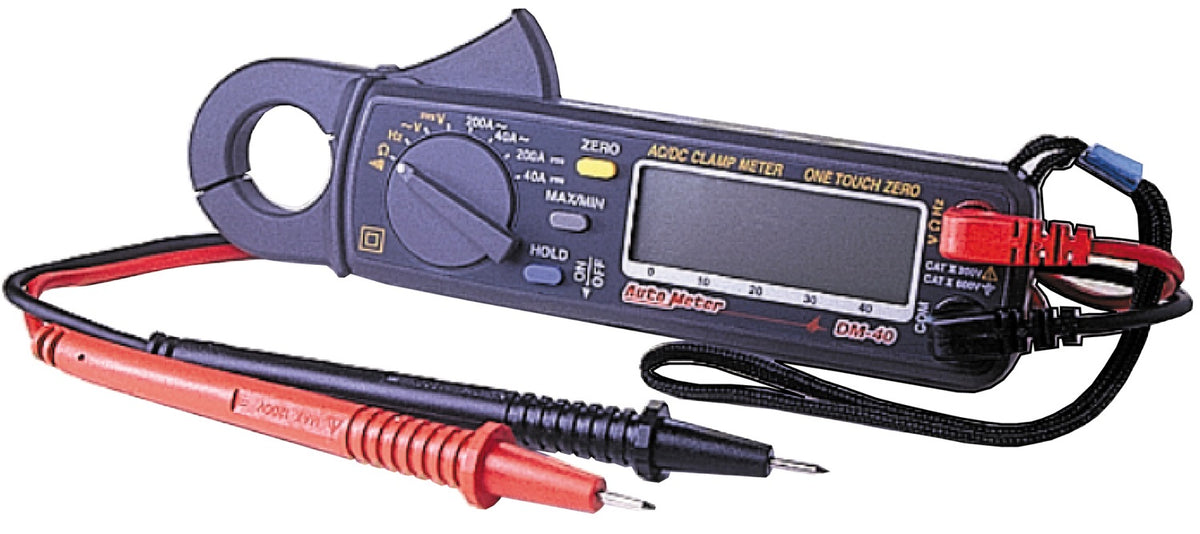 AutoMeter DM-40; Digital Inductive Amp Probe And Multimeter