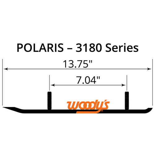 Speedzone Performance LLC Woody's EPI3-3180-1 Carbide Wearbar Kit NOS