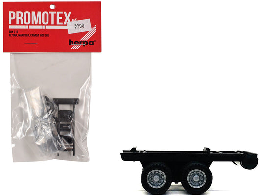 Rapid Vehicles Dual Axle Trailer Chassis 1/87 (HO) Plastic Model by Promotex  free shipping USA -...