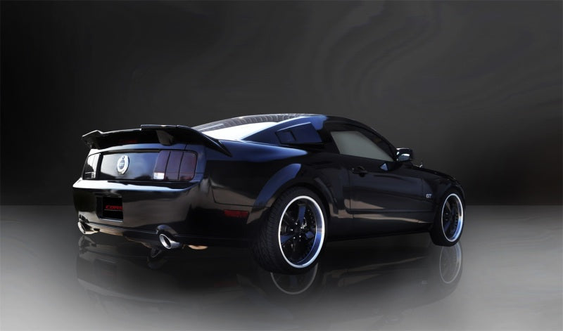 Corsa Performance 05-10 Ford Mustang Shelby GT500 5.4L V8 Polished Xtreme Axle-Back