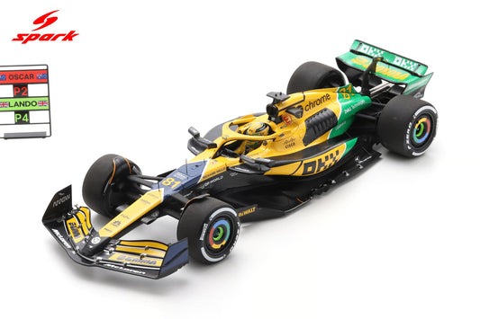 STM Diecast Spark-Model Mclaren F1 Team MCL38 Oscar Piastri 2nd Monaco GP 2024 1:18