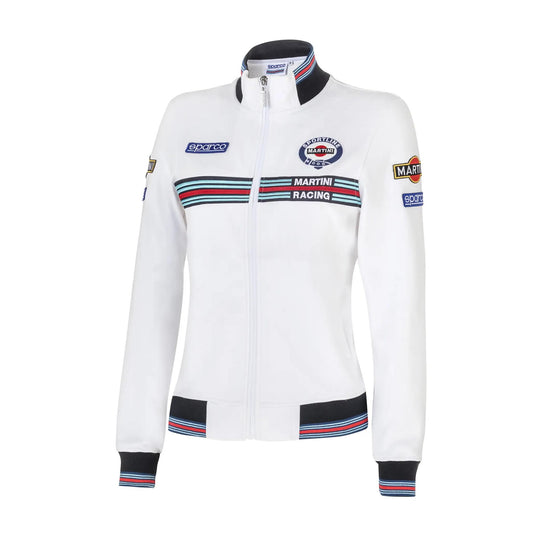 Sparco Martini Ladies Full Zip Sweatshirt