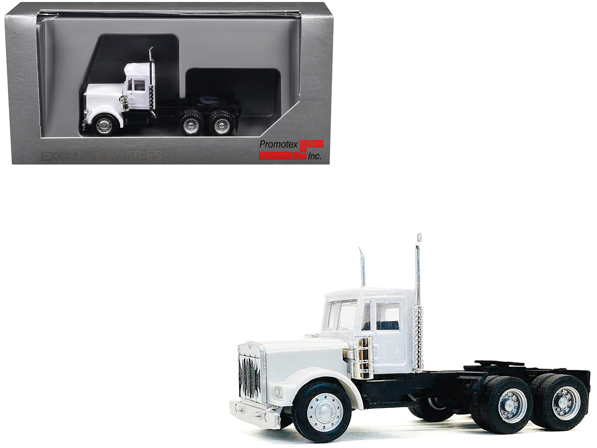 Rapid Vehicles Kenworth W900 Short Day Cab White 1/87 (HO) Plastic Model Car by Promotex  free...
