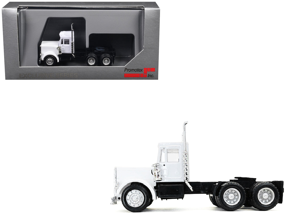 Rapid Vehicles Peterbilt Short Day Cab White 1/87 (HO) Plastic Model Car by Promotex  free...