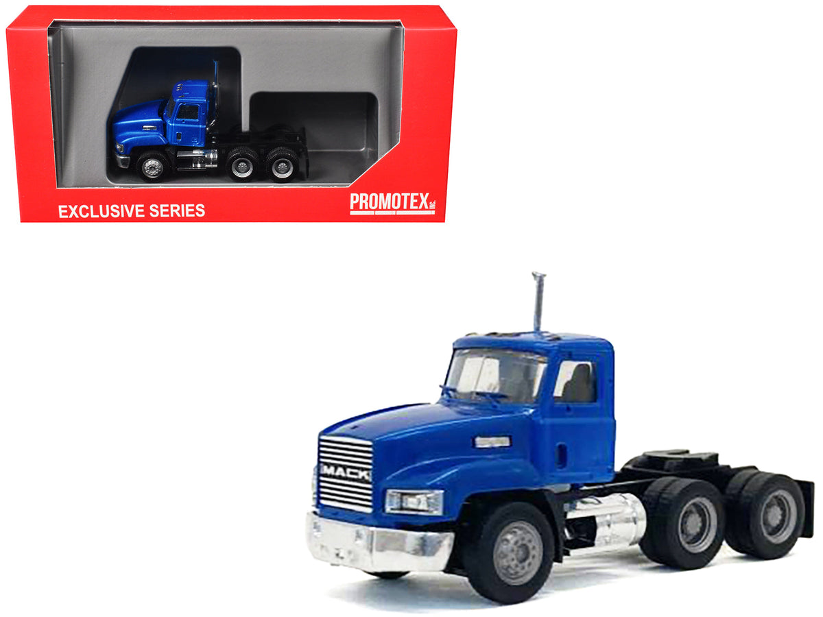 Rapid Vehicles Mack 603 Short Day Cab Blue Metallic 1/87 (HO) Plastic Model Car by Promotex  free...