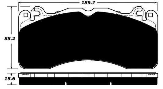 FR SPORT Porterfield Brake Pads for 2017 FORD Mustang GT Perf. Pkg