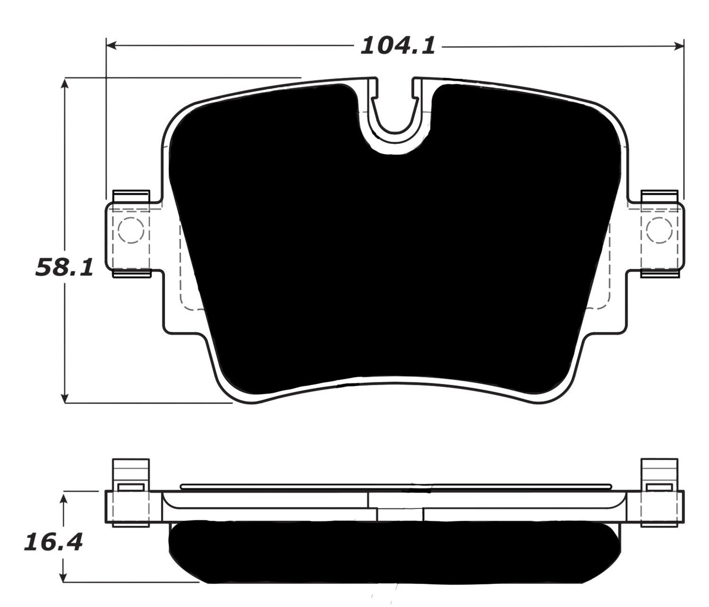 Porterfield Brake Pads for 2018 JAGUAR F-TYPE