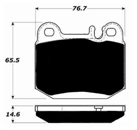 Porterfield Brake Pads for 2002 MASERATI QUATTROPORTE