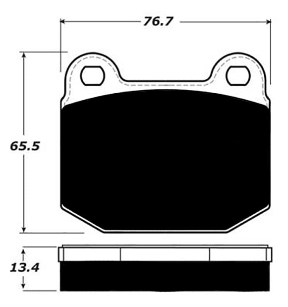 Porterfield Brake Pads for 2002 LOTUS ELISE